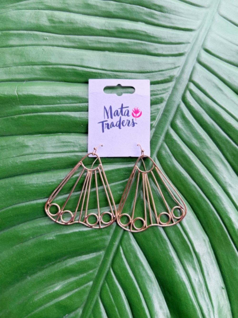 Mata Traders Fair Trade Wire Wings Earrings